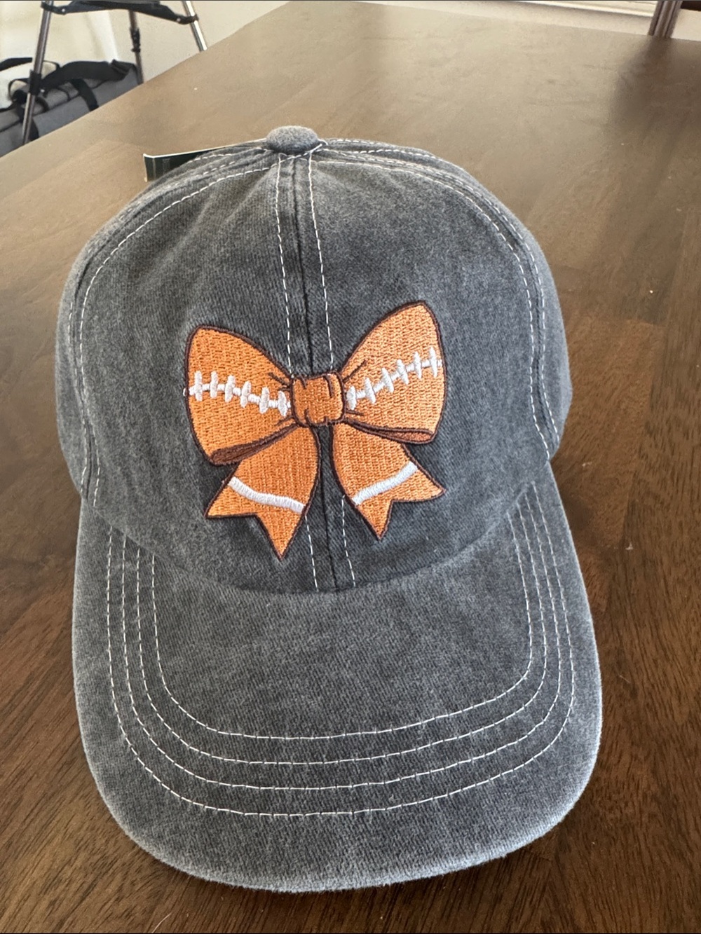 Football bow cap